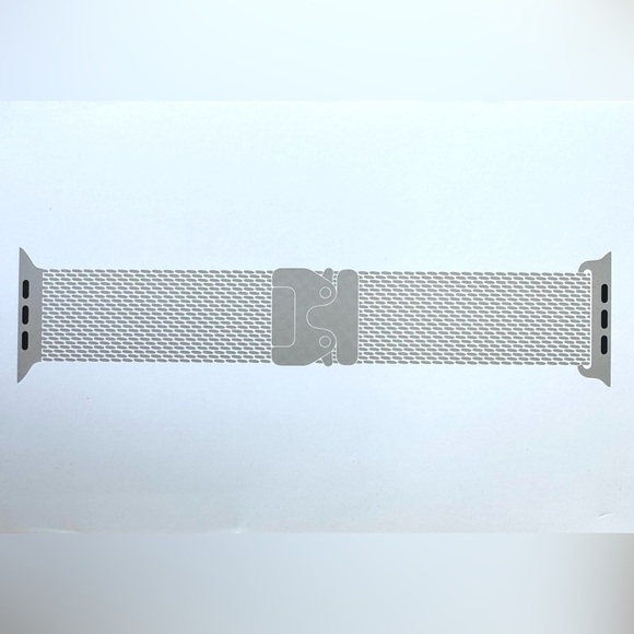 Apple iWatch 49mm NATURAL Titanium Milanese Loop size "M" for Ultra2 Sealed, New - Picture 1 of 15